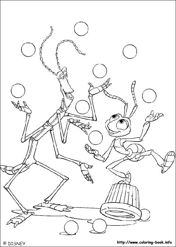 A Bug's life coloring picture